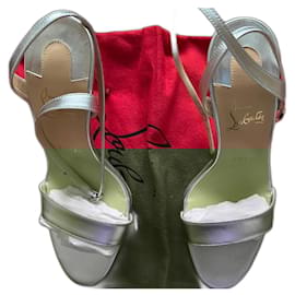 Christian Louboutin-Loubi queen 120-Silvery