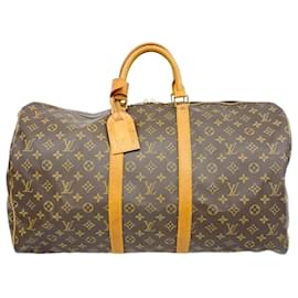 Louis Vuitton-Louis Vuitton Keepall 55-Brown