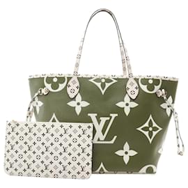 Louis Vuitton-Louis Vuitton Neverfull MM-Khaki