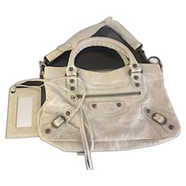 Balenciaga-Balenciaga Classic City Bag-Eggshell