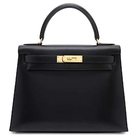 Hermès-Hermès Kelly 28-Noir