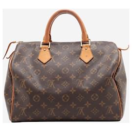 Louis Vuitton-Bolsa Speedy 30 Monogram marrom 2010-Marrom
