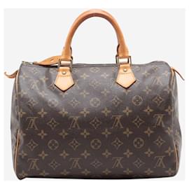 Louis Vuitton-Brown 2005 Monogram Speedy 30 bag-Brown