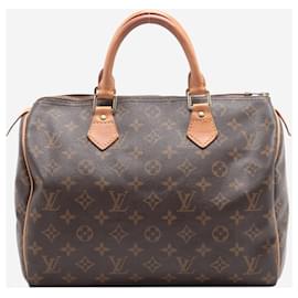 Louis Vuitton-Bolsa Speedy 30 Monogram vintage marrom 2000-Marrom