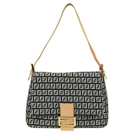 Fendi-Fendi Mamma Bucket Zucchino Shoulder Bag-Brown,Black