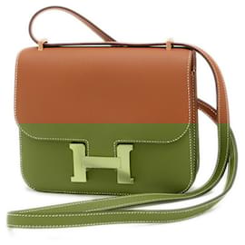 Hermès-Hermes Constance Mini 18 Shoulder Bag-Brown