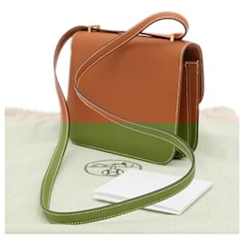 Hermès-Hermes Constance Mini 18 Shoulder Bag-Brown