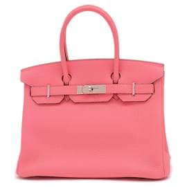 Hermès-Hermes Birkin 30 Handbag in Rose Azalee-Pink
