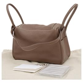 Hermès-Hermes Lindy 26 Shoulder Bag-Taupe