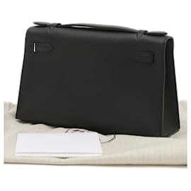 Hermès-Hermes Pochette Kelly Handbag-Black