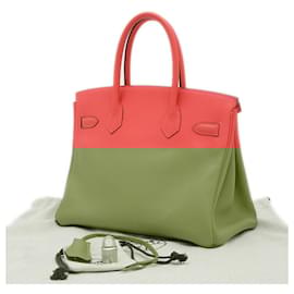 Hermès-Hermes Birkin 30 Handbag in Rose Jaipur-Pink