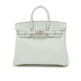 Hermès-Hermes Birkin 25 Handbag in Mint Green-Other