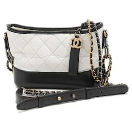 Chanel-Chanel Gabriel de Hobo Small Shoulder Bag-Black,White