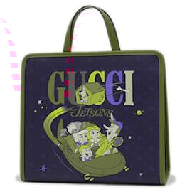 Gucci-Gucci Children's Jetsons Tote Bag-Red,Navy blue