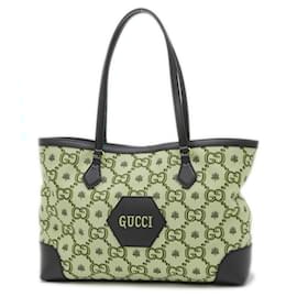 Gucci-Gucci GG Canvas 100th Anniversary Tote Bag-Multiple colors,Green