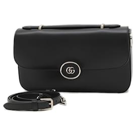 Gucci-Gucci Petit GG Small Shoulder Bag-Black