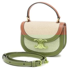 Céline-Celine Mini Busas Claire 2WAY Bag-Brown