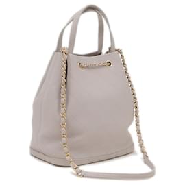 Chanel-Chanel Drawstring 2WAY Shoulder Bag-Brown