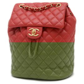 Chanel-Chanel Matelasse Mini Backpack-Red