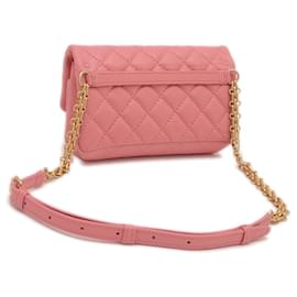 Chanel-Chanel 2.55 Pink Calfskin Fanny Pack-Pink