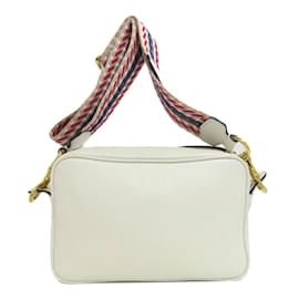 Miu Miu-Miu Miu Leather Shoulder Bag-White