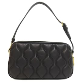 Miu Miu-Miu Miu Calf Leather Pouch-Black