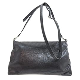 Balenciaga-Balenciaga 327079 Giant Envelope Shoulder Bag-Black