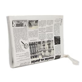 Louis Vuitton-Bolsa Clutch Jornal Louis Vuitton-Multicor