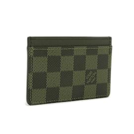 Louis Vuitton-Estojo para cartões em lona Damier Louis Vuitton-Damier ebene