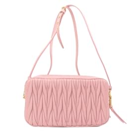 Miu Miu-Miu Miu Matelasse Shoulder Bag-Pink