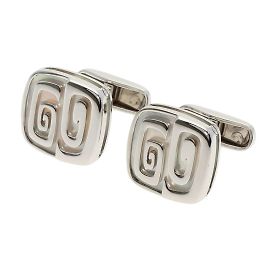 Bulgari Abotoaduras Bvlgari em ouro branco 18K Dourado