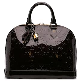 Louis Vuitton-Louis Vuitton Purple Monogram Vernis Alma PM-Purple