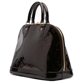 Louis Vuitton-Louis Vuitton Purple Monogram Vernis Alma PM-Purple