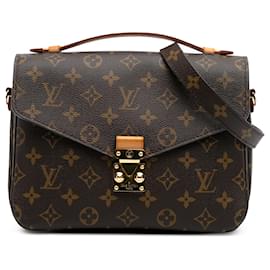 Louis Vuitton-Pochette Metis Monograma Marrom Louis Vuitton-Marrom