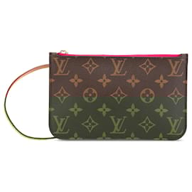 Louis Vuitton-Pochete Neverfull Monograma Marrom Louis Vuitton-Marrom