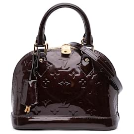 Louis Vuitton-Louis Vuitton Purple Monogram Vernis Alma BB-Purple