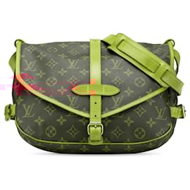 Louis Vuitton-Louis Vuitton Brown Monogram Saumur 30-Brown