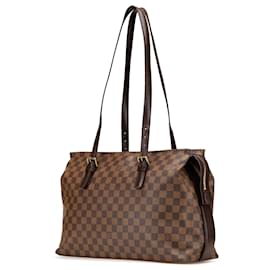 Louis Vuitton-Chelsea Damier Ebene Marrom Louis Vuitton-Marrom