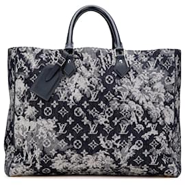 Louis Vuitton-Grande Sac Tapestry Monograma Azul Louis Vuitton-Azul,Azul marinho
