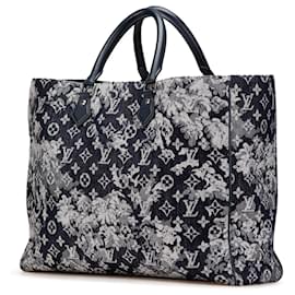Louis Vuitton-Grande Sac Tapestry Monograma Azul Louis Vuitton-Azul,Azul marinho