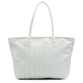 Goyard Blanc Goyardine Artois MM Blanc