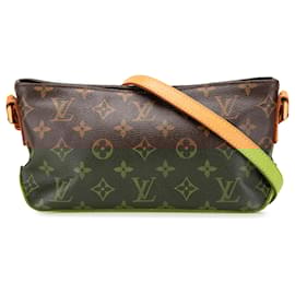 Louis Vuitton-Trotteur Monograma Marrom Louis Vuitton-Marrom