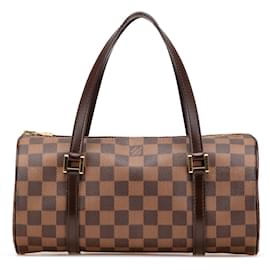 Louis Vuitton-Louis Vuitton Marrom Damier Ebene Papillon 26-Marrom