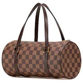 Louis Vuitton-Louis Vuitton Marrom Damier Ebene Papillon 26-Marrom
