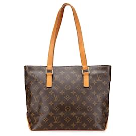 Louis Vuitton-Louis Vuitton Cabas Piano Monograma Marrom-Marrom