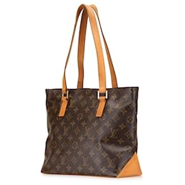 Louis Vuitton-Louis Vuitton Cabas Piano Monograma Marrom-Marrom