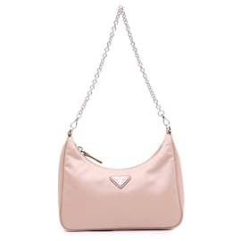 Prada-Prada Brown Tessuto Re Edition 2005 Satchel-Brown,Beige