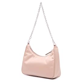 Prada-Prada Brown Tessuto Re Edition 2005 Satchel-Brown,Beige