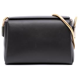 Marni-Marni Black Small Leather Toggle Crossbody-Black