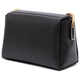 Marni-Marni Black Small Leather Toggle Crossbody-Black